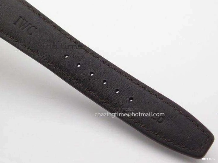 MIROTIME 1228 MoistureWicking Portuguese Real PR IW500704 ZF 1:1 Best Edition On Brown Leather Strap A52010 V 7311